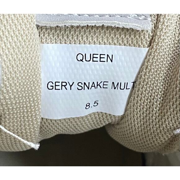 Vintage Havana Queen Leather Suede Women's Sneakers 8.5 White Gray Lace Up Shoes - Picture 5 of 10